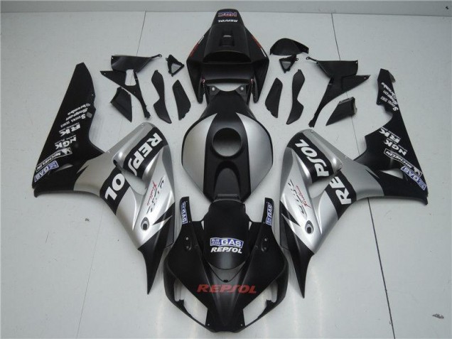 ABS 2004-2005 Black Silver Repsol Honda CBR1000RR Motorcyle Fairings Canada ABS 2004-2005 Black Silver Repsol Honda CBR1000RR Motorcyle Fairings Canada