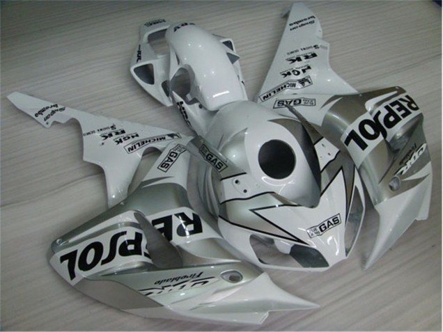 ABS 2004-2005 White Silver Black Repsol Honda CBR1000RR Replacement Fairings Canada ABS 2004-2005 White Silver Black Repsol Honda CBR1000RR Replacement Fairings Canada