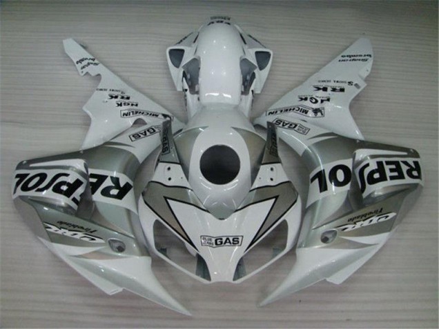 ABS 2004-2005 White Silver Black Repsol Honda CBR1000RR Replacement Fairings Canada ABS 2004-2005 White Silver Black Repsol Honda CBR1000RR Replacement Fairings Canada