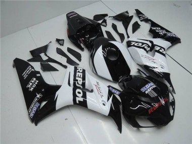 ABS 2004-2005 White Repsol Black Honda CBR1000RR Motor Fairings Canada