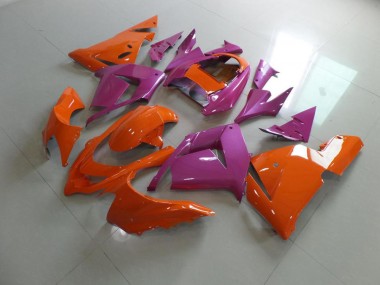 2003-2005 Orange and Pink Kawasaki ZX10R Motorcycle Bodywork Canada