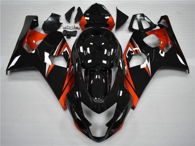 ABS 2004-2005 Orange Black Suzuki GSXR 600/750 Motor Bike Fairings Canada ABS 2004-2005 Orange Black Suzuki GSXR 600/750 Motor Bike Fairings Canada