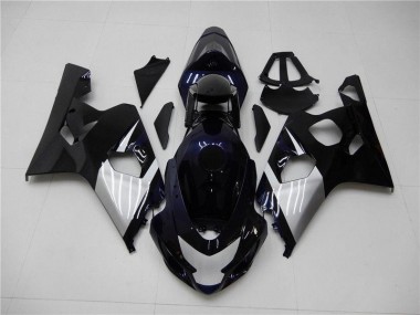 2004-2005 Blue Silver Suzuki GSXR 600/750 Replacement Fairings Canada