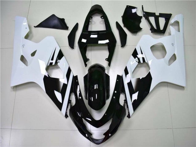 ABS 2004-2005 White Black Suzuki GSXR 600/750 Motor Fairings Canada ABS 2004-2005 White Black Suzuki GSXR 600/750 Motor Fairings Canada