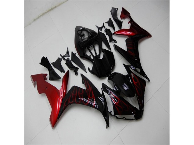 ABS 2004-2006 Red Black Yamaha YZF R1 Bike Fairing Canada ABS 2004-2006 Red Black Yamaha YZF R1 Bike Fairing Canada