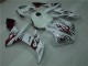 ABS 2004-2006 White Red Flame Yamaha YZF R1 Motorcyle Fairings Canada