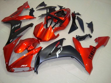 ABS 2004-2006 Red Matte Black Yamaha YZF R1 Motorbike Fairings Canada