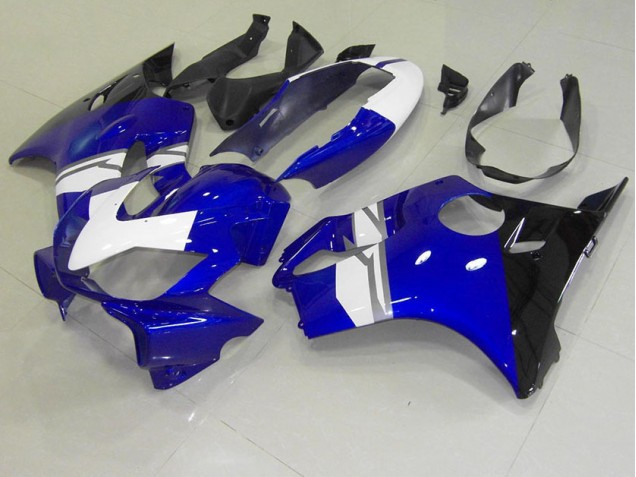 2004-2007 White Blue Black Honda CBR600 F4i Bike Fairing Kit Canada