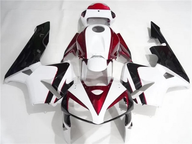 ABS 2005-2006 Red White Black Honda CBR600RR Motorcycle Fairing Canada ABS 2005-2006 Red White Black Honda CBR600RR Motorcycle Fairing Canada