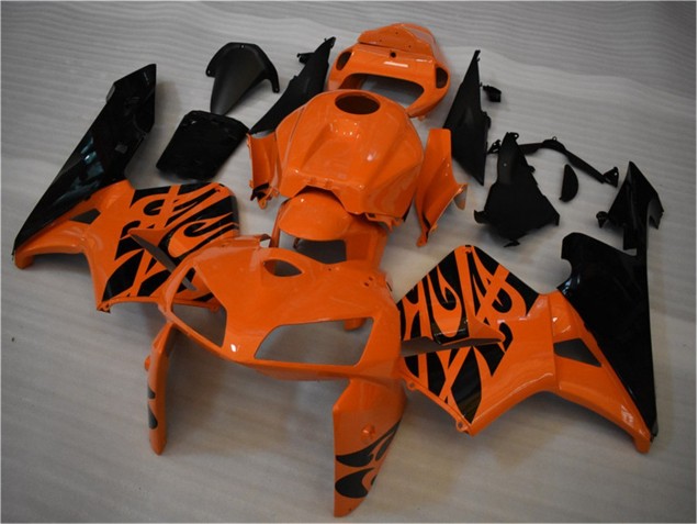 ABS 2005-2006 Orange Black Honda CBR600RR Motorbike Fairing Canada ABS 2005-2006 Orange Black Honda CBR600RR Motorbike Fairing Canada