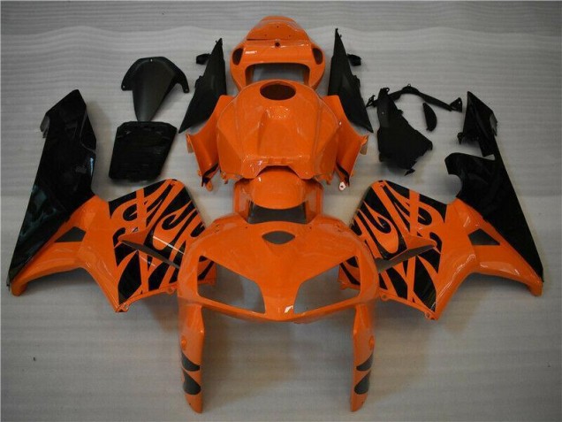 ABS 2005-2006 Orange Black Honda CBR600RR Motorbike Fairing Canada ABS 2005-2006 Orange Black Honda CBR600RR Motorbike Fairing Canada