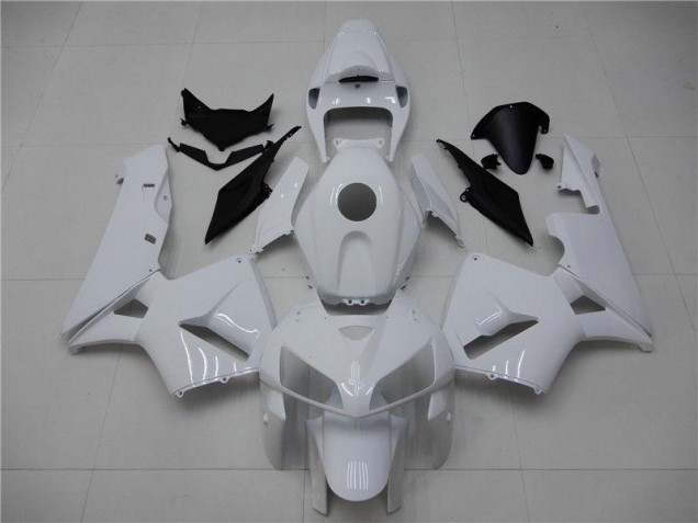 ABS 2005-2006 Glossy White Honda CBR600RR Replacement Motorcycle Fairings Canada ABS 2005-2006 Glossy White Honda CBR600RR Replacement Motorcycle Fairings Canada