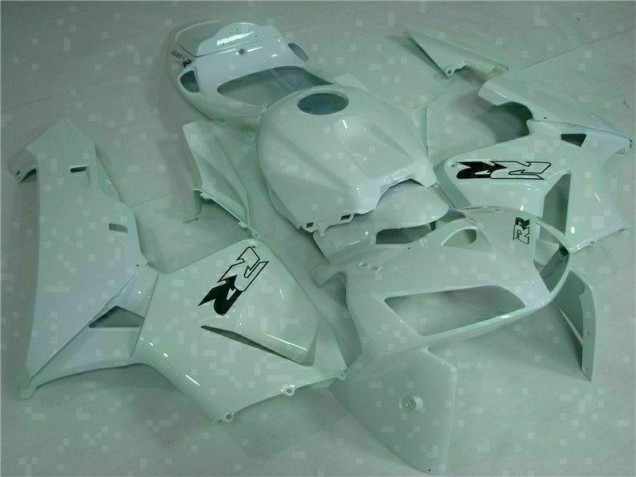 ABS 2005-2006 White Honda CBR600RR Replacement Motorcycle Fairings Canada ABS 2005-2006 White Honda CBR600RR Replacement Motorcycle Fairings Canada