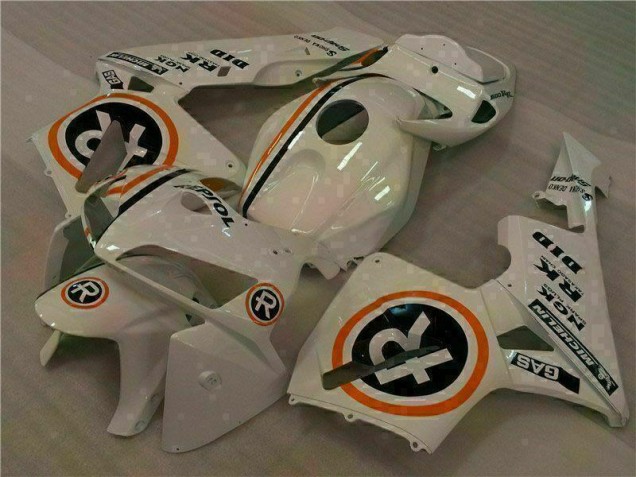 ABS 2005-2006 White Repsol Honda CBR600RR Motorcycle Bodywork Canada ABS 2005-2006 White Repsol Honda CBR600RR Motorcycle Bodywork Canada