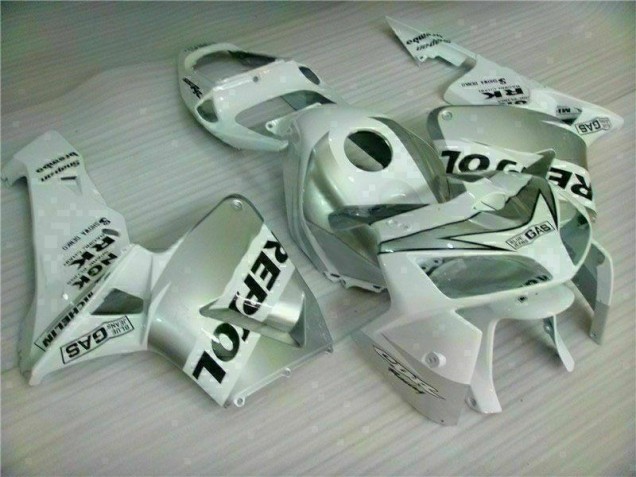 ABS 2005-2006 White Repsol Honda CBR600RR Motorbike Fairing Kits Canada ABS 2005-2006 White Repsol Honda CBR600RR Motorbike Fairing Kits Canada