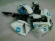 ABS 2005-2006 White Blue Honda CBR600RR Motorcyle Fairings Canada ABS 2005-2006 White Blue Honda CBR600RR Motorcyle Fairings Canada