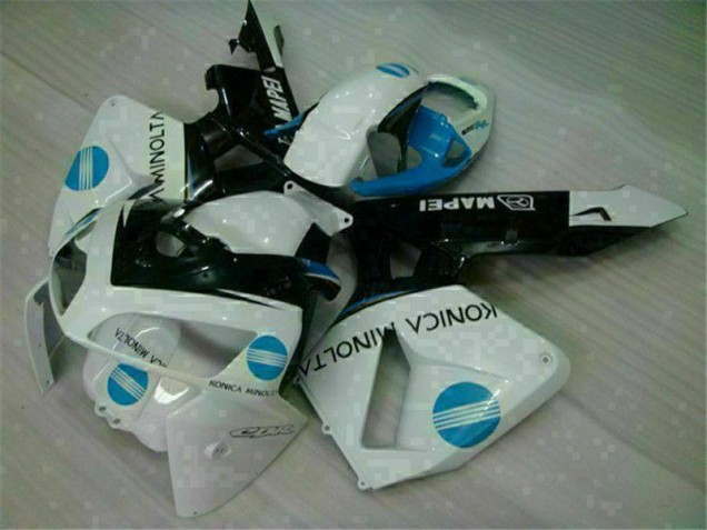 ABS 2005-2006 White Blue Honda CBR600RR Motorcyle Fairings Canada ABS 2005-2006 White Blue Honda CBR600RR Motorcyle Fairings Canada