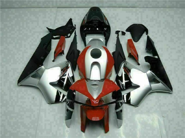 2005-2006 Black Silver Red Honda CBR600RR Motorcycle Fairings Canada