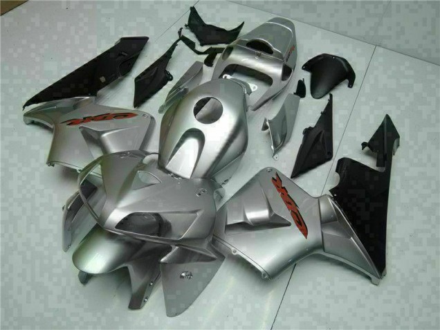 ABS 2005-2006 Silver Honda CBR600RR Bike Fairing Kit Canada ABS 2005-2006 Silver Honda CBR600RR Bike Fairing Kit Canada