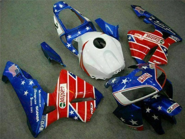 ABS 2005-2006 Blue Red Cycle World Castrol Honda CBR600RR Motorcycle Fairings Kit Canada ABS 2005-2006 Blue Red Cycle World Castrol Honda CBR600RR Motorcycle Fairings Kit Canada