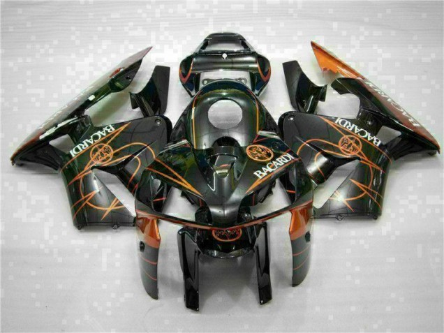ABS 2005-2006 Black Orange BACARDI Honda CBR600RR Motorcycle Fairing Canada ABS 2005-2006 Black Orange BACARDI Honda CBR600RR Motorcycle Fairing Canada