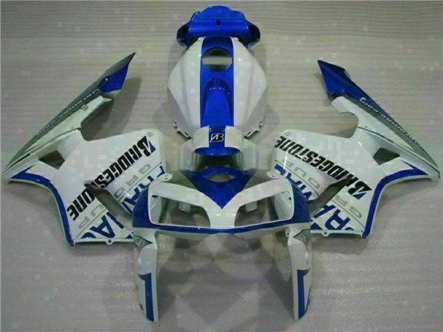 ABS 2005-2006 White Blue Honda CBR600RR Motorcycle Fairing Kits Canada ABS 2005-2006 White Blue Honda CBR600RR Motorcycle Fairing Kits Canada