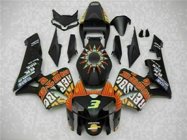ABS 2005-2006 Black Honda CBR600RR Motorbike Fairing Canada ABS 2005-2006 Black Honda CBR600RR Motorbike Fairing Canada