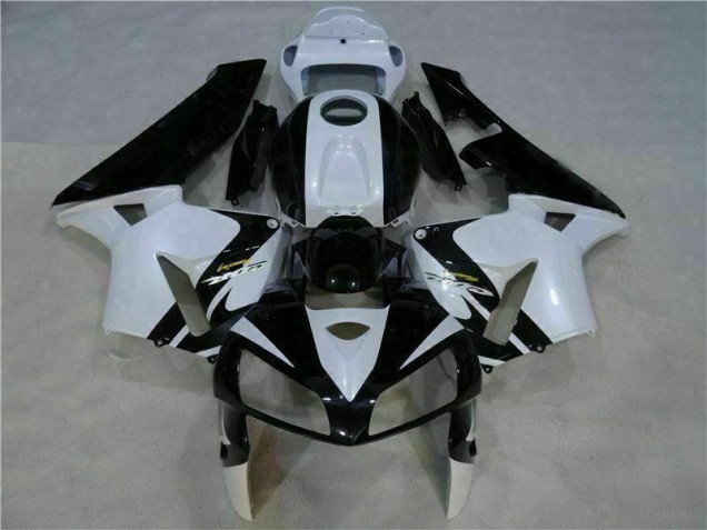 ABS 2005-2006 White Black Honda CBR600RR Motorbike Fairing Canada ABS 2005-2006 White Black Honda CBR600RR Motorbike Fairing Canada