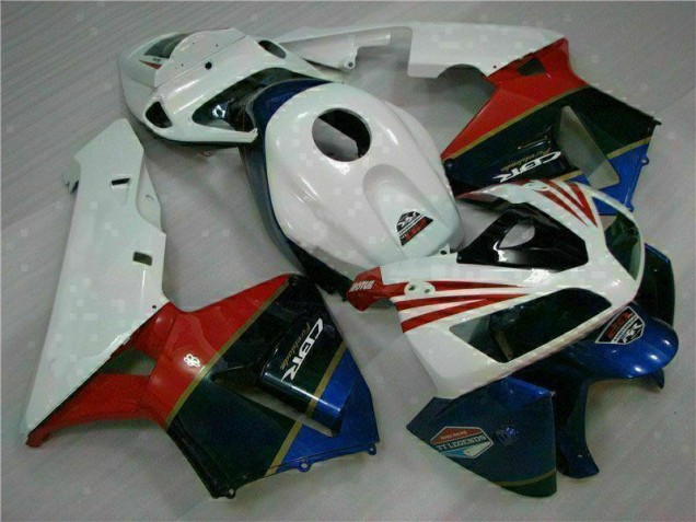 ABS 2005-2006 White Honda CBR600RR Motorcycle Fairings Canada ABS 2005-2006 White Honda CBR600RR Motorcycle Fairings Canada