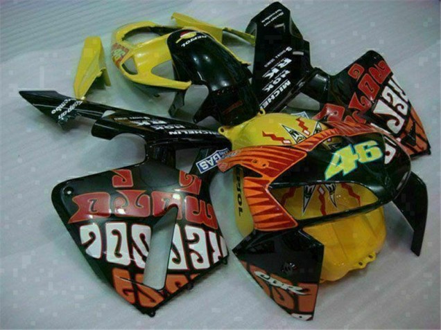 ABS 2005-2006 Black Red Yellow 46 Honda CBR600RR Motorcycle Fairing Canada ABS 2005-2006 Black Red Yellow 46 Honda CBR600RR Motorcycle Fairing Canada