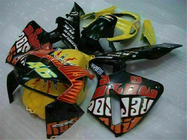 ABS 2005-2006 Black Red Yellow 46 Honda CBR600RR Motorcycle Fairing Canada ABS 2005-2006 Black Red Yellow 46 Honda CBR600RR Motorcycle Fairing Canada