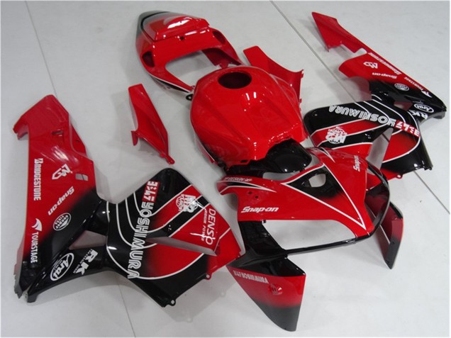 ABS 2005-2006 Red Black Honda CBR600RR Motorcycle Fairing Kit Canada ABS 2005-2006 Red Black Honda CBR600RR Motorcycle Fairing Kit Canada