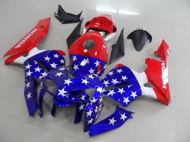 2005-2006 America Flag Honda CBR600RR Motorcycle Fairings Canada