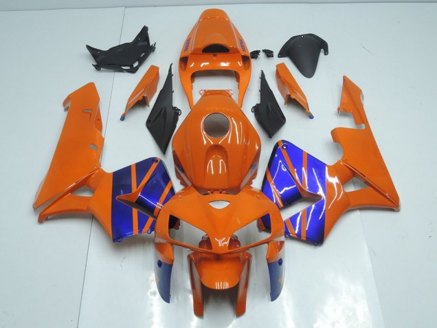 ABS 2005-2006 Orange Blue Honda CBR600RR Motorcycle Fairings Kit Canada ABS 2005-2006 Orange Blue Honda CBR600RR Motorcycle Fairings Kit Canada