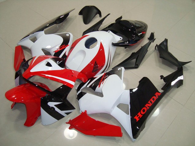 ABS 2005-2006 Red White Black Honda CBR600RR Motorcylce Fairings Canada ABS 2005-2006 Red White Black Honda CBR600RR Motorcylce Fairings Canada