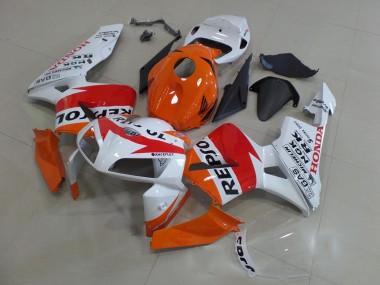 ABS 2005-2006 Orange White Repsol Honda CBR600RR Motorbike Fairings Canada