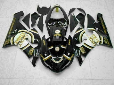 ABS 2005-2006 Black Kawasaki ZX6R Motorcylce Fairings Canada