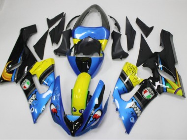 ABS 2005-2006 Shark Kawasaki ZX6R Motorbike Fairings Canada