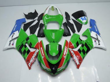 ABS 2005-2006 Motocard Kawasaki ZX6R Replacement Fairings Canada