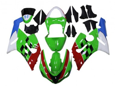 ABS 2005-2006 Green Red White Blue Kawasaki ZX6R Bike Fairings Canada