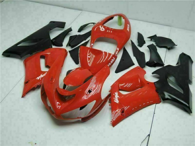 ABS 2005-2006 Red Kawasaki ZX6R Bike Fairing Kit Canada ABS 2005-2006 Red Kawasaki ZX6R Bike Fairing Kit Canada
