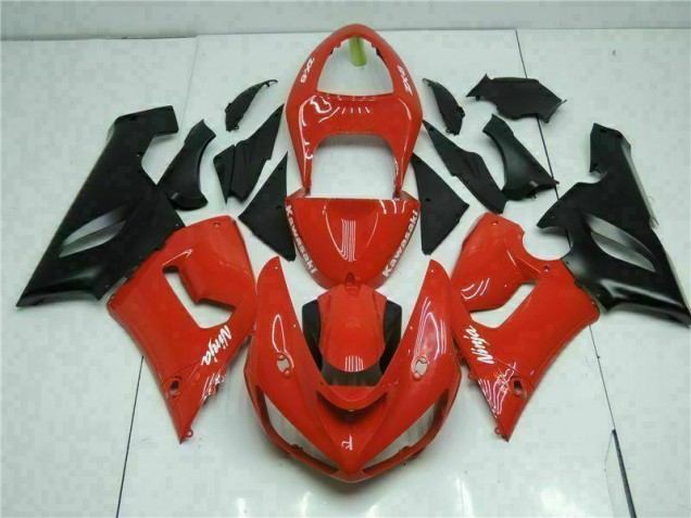 ABS 2005-2006 Red Kawasaki ZX6R Bike Fairing Kit Canada ABS 2005-2006 Red Kawasaki ZX6R Bike Fairing Kit Canada