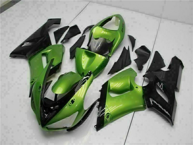 ABS 2005-2006 Green Kawasaki ZX6R Motorcycle Bodywork Canada ABS 2005-2006 Green Kawasaki ZX6R Motorcycle Bodywork Canada