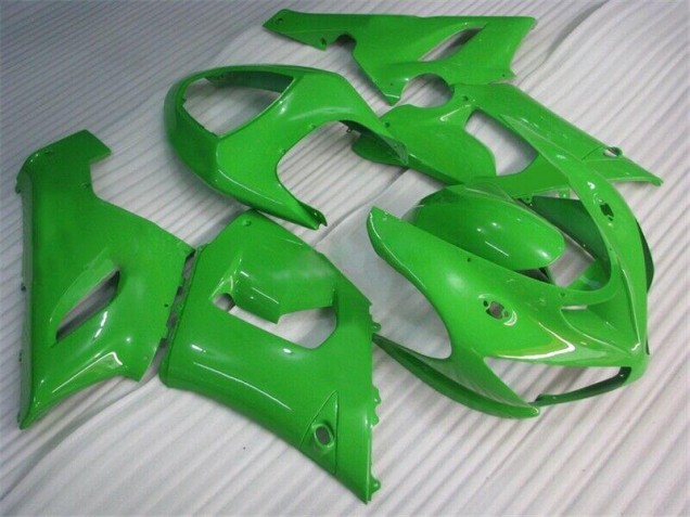 ABS 2005-2006 Green Kawasaki ZX6R Replacement Fairings Canada