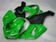 ABS 2005-2006 Green Matte Black Kawasaki ZX6R Motorcycle Fairing Canada