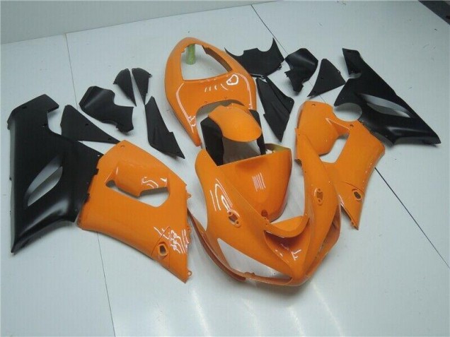 ABS 2005-2006 Orange Black Kawasaki ZX6R Bike Fairings Canada ABS 2005-2006 Orange Black Kawasaki ZX6R Bike Fairings Canada
