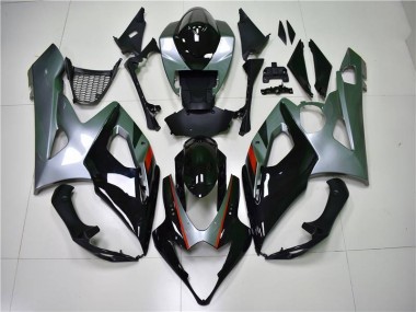ABS 2005-2006 Black Silver Suzuki GSXR 1000 Motorcycle Fairing Kit Canada