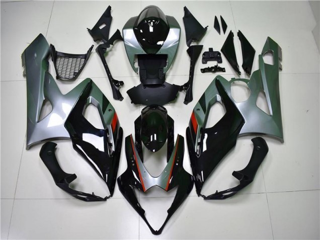 ABS 2005-2006 Black Silver Suzuki GSXR 1000 Motorcycle Fairing Kit Canada ABS 2005-2006 Black Silver Suzuki GSXR 1000 Motorcycle Fairing Kit Canada