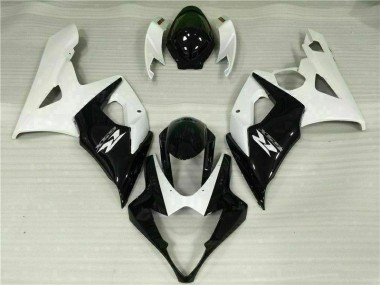 ABS 2005-2006 White Black Suzuki GSXR 1000 Moto Fairings Canada
