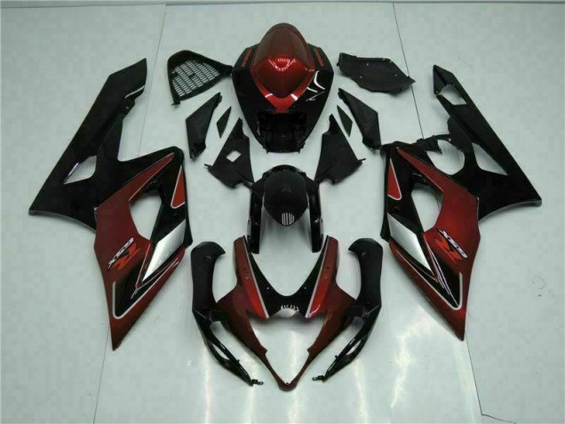 ABS 2005-2006 Red Black Suzuki GSXR 1000 Motorbike Fairings Canada ABS 2005-2006 Red Black Suzuki GSXR 1000 Motorbike Fairings Canada